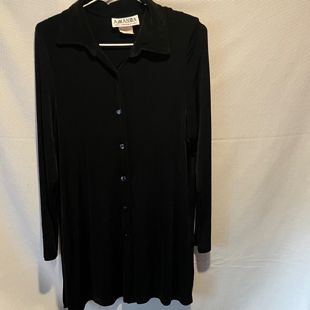 Amanda Black Mini Dress